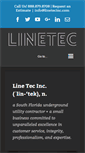 Mobile Screenshot of linetecinc.com